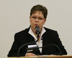 Synodenpräsidentin Sabine Blütchen