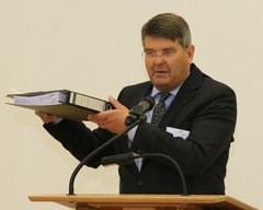 Synodaler Jost Richter, Vorsitzender des Rechnungsprüfungsausschusses